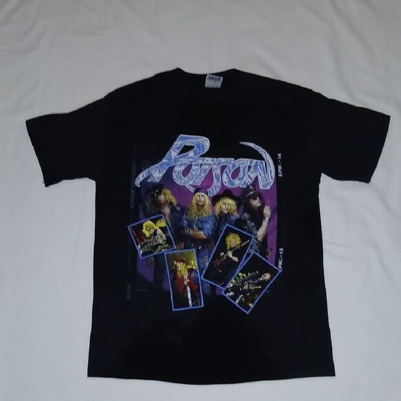 Vintage Poison Band Graphic T-Shirt - Picture 1 of 7